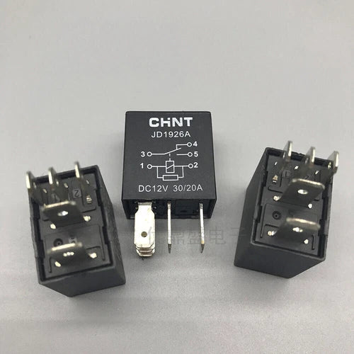 3PCS For 12V Relay 5 Pins JD1926A 30A/20A