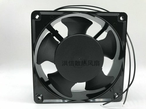 1 PCS HUI TONG Fan HT-A12038D220 AC 220-240V 12038 12CM 2 Wire Aluminum frame
