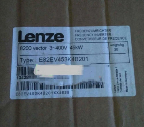 E82EV453K4B201 LENZE E82EV453_4B201 8200 vector 45kW Freqency Inverter