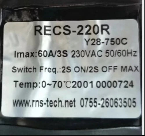1X Electronic Centrifugal Switch RECS-220R RECS-240R 120A