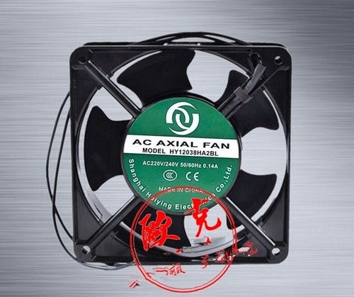1 PCS Huiying Fan HY12038HA2BL axial fan AC 220V 12038 12cm 2 wire Cabinet fan