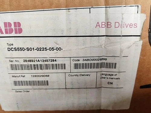 1 pcs ABB DC Speed Regulator DCS550-S01-0225-05-00-00