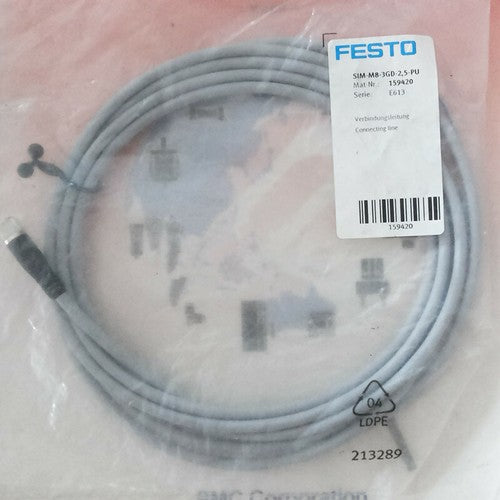 1 pcs FESTO SIM-M8-3GD-2,5-PU 159420