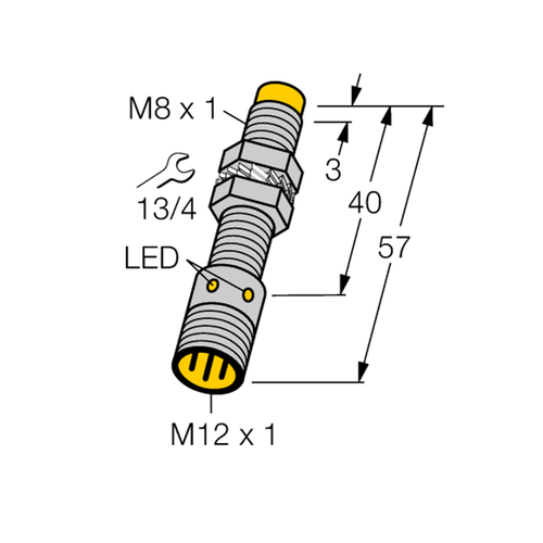 TURCK Ni3-EG08-AN6X-H1341 4602860 Inductive sensor NPN