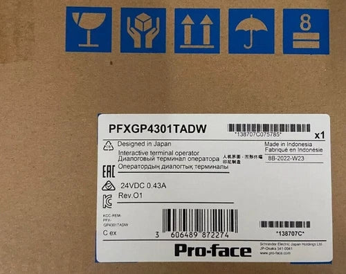 PFXGP4301TADW 1PC PROFACE TOUCH PANEL Pro-face PFXGP4301TADW