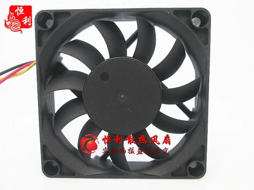 1PC 3-wire cooling fan MGT7012ZB-O15 12V 0.41A 7CM 7015