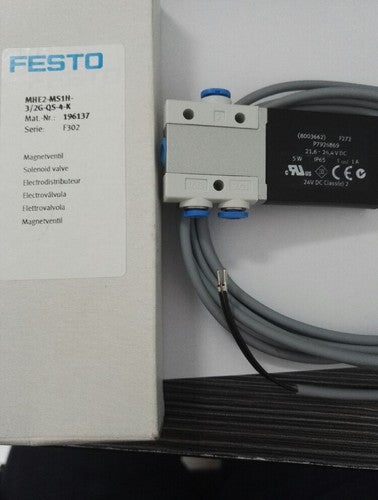 1PCS For FESTO Solenoid valve MHE2-MS1H-3/2G-QS-4-K19613 freight free