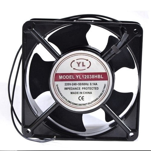 1 PCS YL Fan YL12038HBL axial fan AC 220V 0.14A 120*120*38MM 2 Wire cooling fan