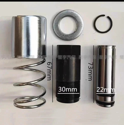 1 Set 3T Jack Spare Parts Jack Plunger Kit With Spring Horizontal Double Pump