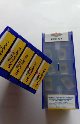 10PCS/box ZCC.CT APMT160408PDER YBG302 Square CNC Milling Blade Carbide Insert