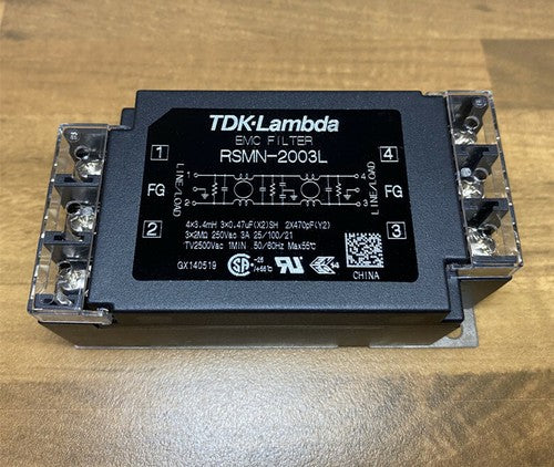 1PC RSMN-2003L TDK-Lambda Single Phase Power Filter EMC Filter 250VAC 3A