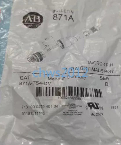 1 PCS connector plug 871A 871A-TS4-DM