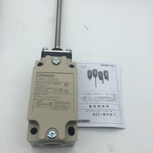 OMRON D4B-2181N D4B2181N Limit Switch free shipping