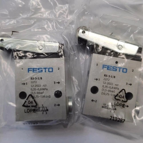 RS-3-1/8 FESTO RS-3-1-8 Roller Lever Valve 2272 RS318