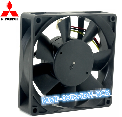 Mitsubishi Fan MMF-09B24DH-RCB with Detection Function 24VDC 0.12A 9025 3-wire