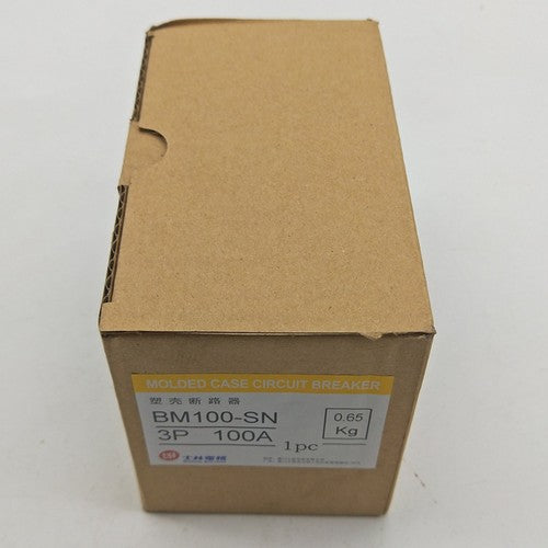1PC Shihlin BM100-SN 3P 100A Molded Case Circuit Breaker#LJ