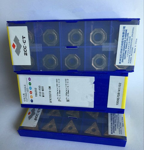10pieces/Box ZCC.CT OFKT05T3-DM YBG202 P10-P30 M10-M30 CNC Blade Carbide Insert