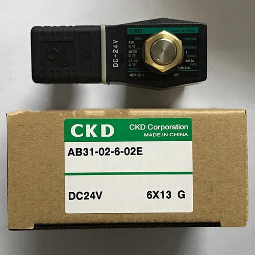 One For CKD AB31-02-6-02E DC24V Solenoid Valve In Box Free Shipping