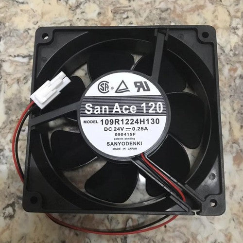 One For SANYO 109R1224H130 San Ace120 24V 0.25A cooling fan Free Shipping