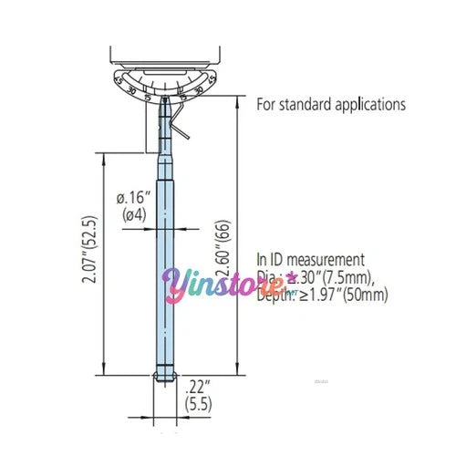 Stylus 1.6mm Carbide Ball for 12AAL021- CNC Roundness Measuring Standard