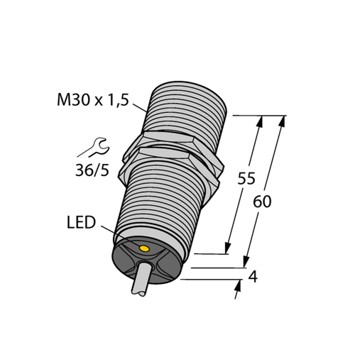 TURCK BI15U-M30-AN6X 1636735 Inductive sensor NPN