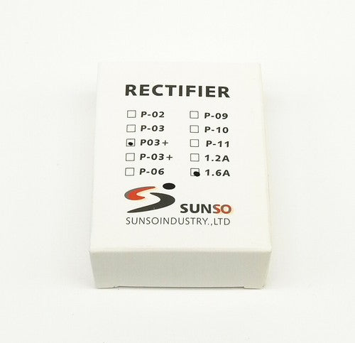 SUNSO RECTIFIER P03+ AC200~240V DC90~108V 1.6AMP Rectifier Motor Brake Device