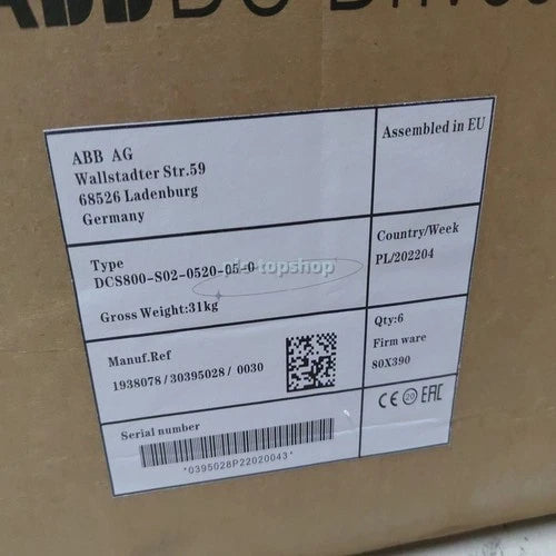 DCS800-S02-0520-05-0 ABB DCS800 DC Governor DCS800S020520050