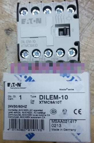 1PCS AC Contactor 24V DILEM-10 XTMC9A10T