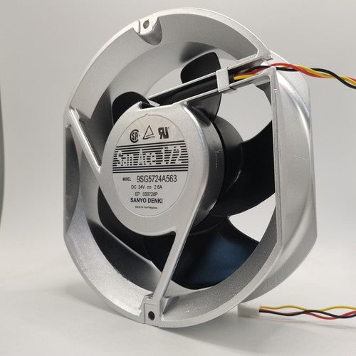 1 PCS SANYO Fan 9SG5724A563 DC24V 2.6A 17251 17cm 3 wire Cooling fan