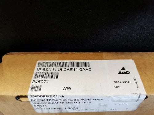 6SN1118-0AE11-0AA0 Feed Drives With 1FT5 Control Unit 6SN1 118-0AE11-0AA0