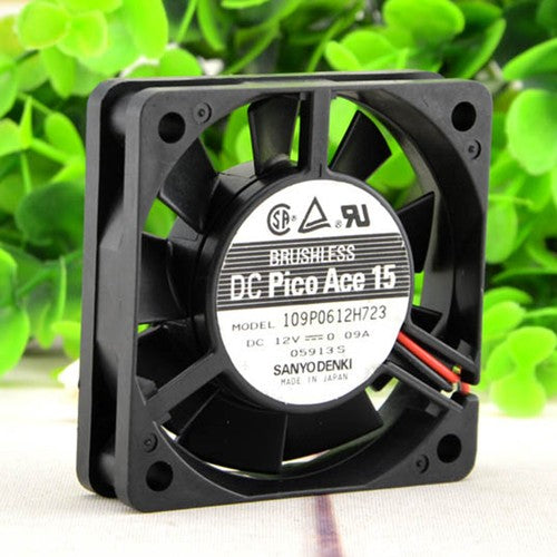 One For SANYO 109P0612H723 6015 12V 0.09A silent inverter fan Free Shipping