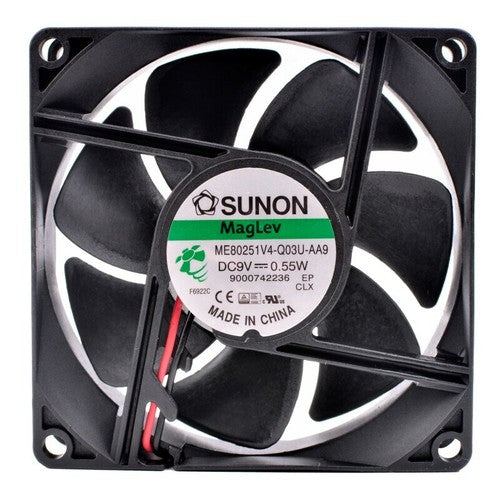 For SUNON ME80251V4-Q03U-AA9 8cm 8025 DC9V 0.55W suspension bearing cooling fan