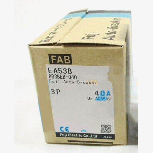 One Plastic Case Circuit Breaker For FUJI EA53B 3P 40A In box Free Shipping