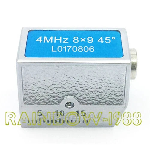45° Steel Structure Weld NDT UT Ultrasonic Flaw Inclined Probe 4MHz8X9