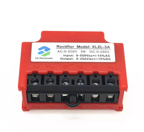 1X AC0-550V DC0-250V Rectifier model XLZL-3A half-wave brake rectifier module