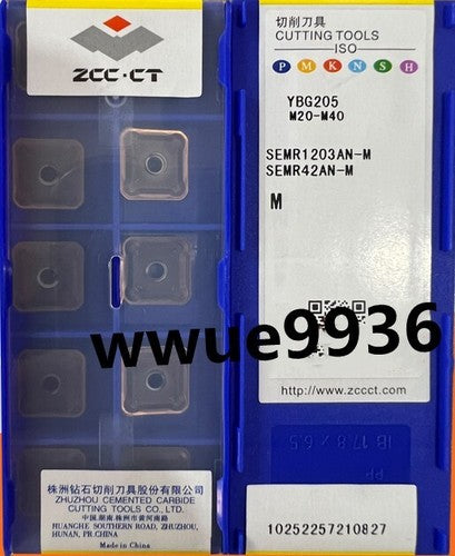 10Pcs/BOX ZCC.CT YBG205 SEMR1203AN-M SEMR42AN CNC Blade Carbide Inserts