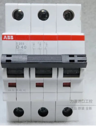 1PC D type 6kA 3P S203-D40 40A Miniature Circuit Breaker
