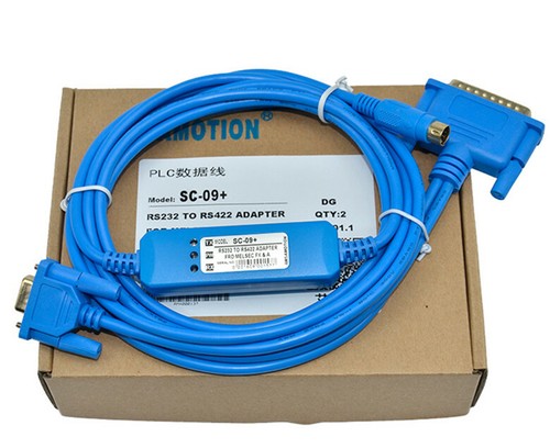 For Mitsubishi PLC connector FX series, A series data cable Serial cable SC-09+
