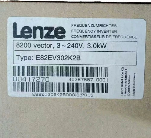 E82EV302K2B LENZE E82EV302_2B Inverter 8200 Vector 3-400V 3.0kW