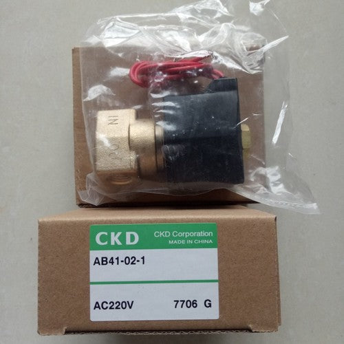 One For CKD AB41-02-1 AC220V Solenoid Valve In Box Free Shipping