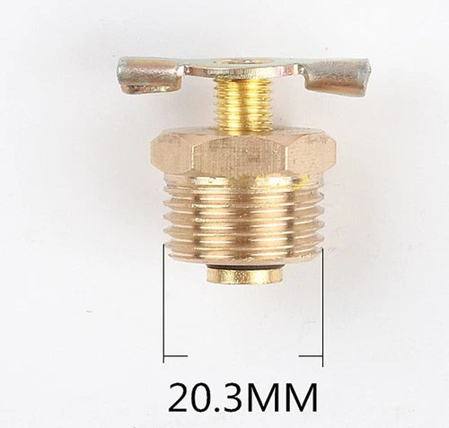 3PCS DRAIN COCK WITH T-HANDLE /AIR COMPRESSOR TANK 1/2 DRAIN PLUG VALVE /TAP