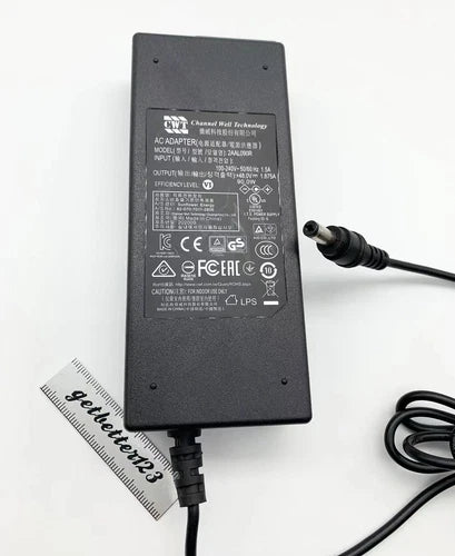 1PC Round Port Power Supply Adapter POE Video Recorder 2AAL090R 48V 1.875A