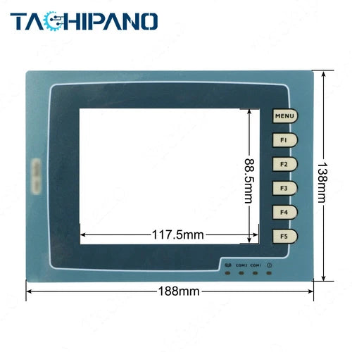 1SET for HT60 H-Series HMI Model H-T60b-S with Front Overlay Touch Screen