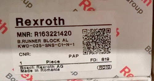 R163221420 Rexroth Slide rail/da #P
