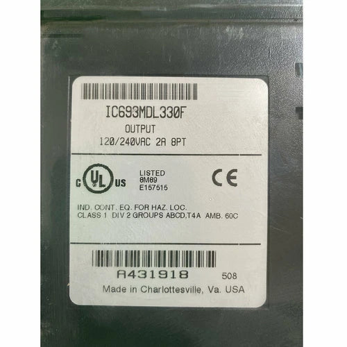 IC693MDL330F 1PC GE Fanuc IC693MDL330F Input Module ping