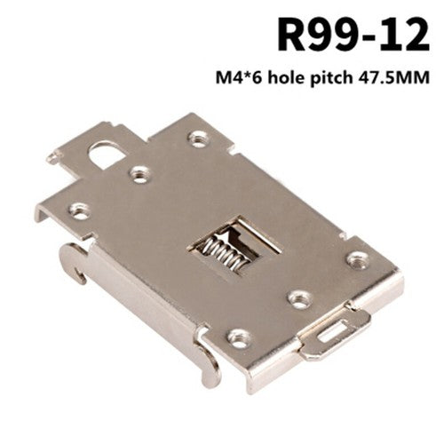 5pcs Small SSR solid state relay 35mm rail mounting frame R99-12 DIN buckle