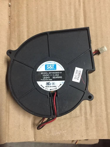 1X blower cooling fan diagonal 9.7CM 12V 0.45A SFH9330S1A 9330