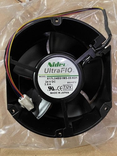 1 PCS NIDEC Fan X17L24BS1M5-09 K01 DC24V 3.8A 17cm 4-wire high air volume fan