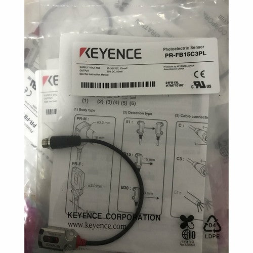 Keyence PR-FB15C3PL Photoelectric Sensor spot stock