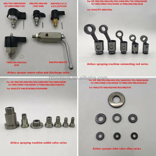 1X Airless sprayer pump Nut CARTRIDGE 197326 for X40 X46 X50 X70 145CC 180CC